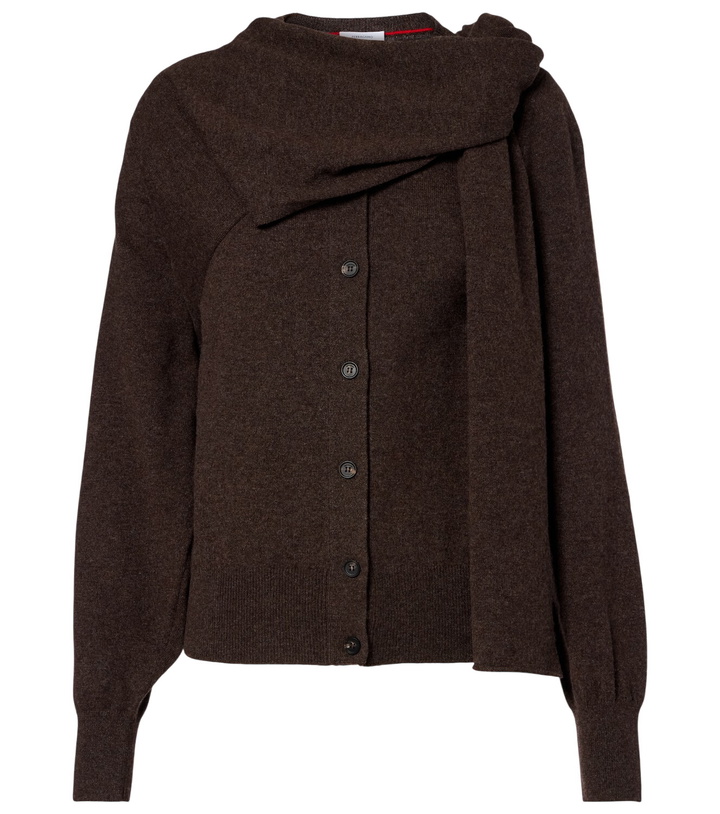 Photo: Ferragamo Draped cashmere cardigan