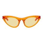 Han Kjobenhavn Orange Transparent Race Sunglasses