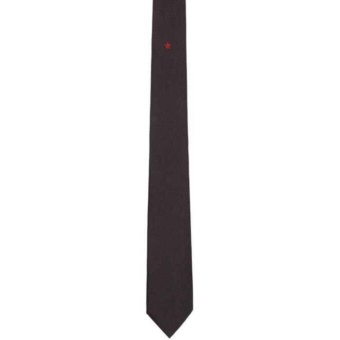 Photo: Givenchy Black and Red Single Star Tie