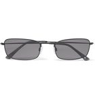 Sun Buddies - E-40 Rectangle-Frame Acetate and Metal Sunglasses - Black