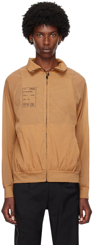 Photo: Olly Shinder Tan Sheer Jacket