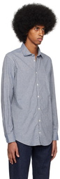 Massimo Alba Blue Canary Shirt