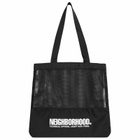 Neighborhood Men's Mesh Tote Bag in Black 