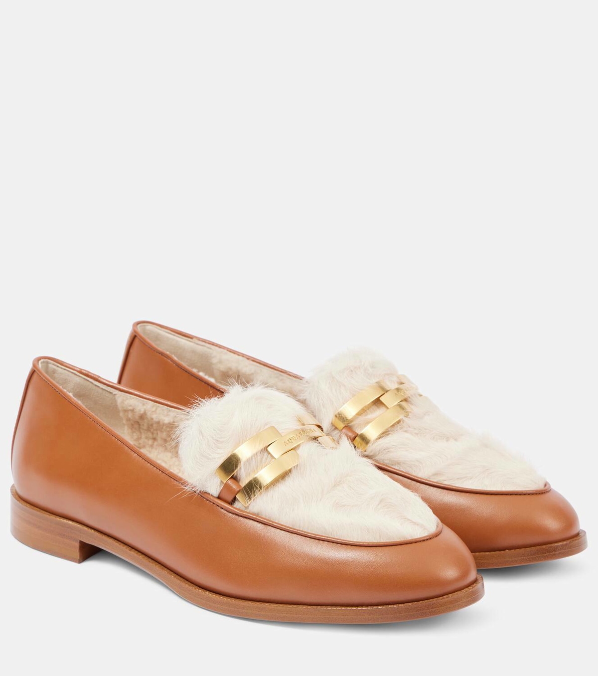Aquazzura Brandi shearling loafers