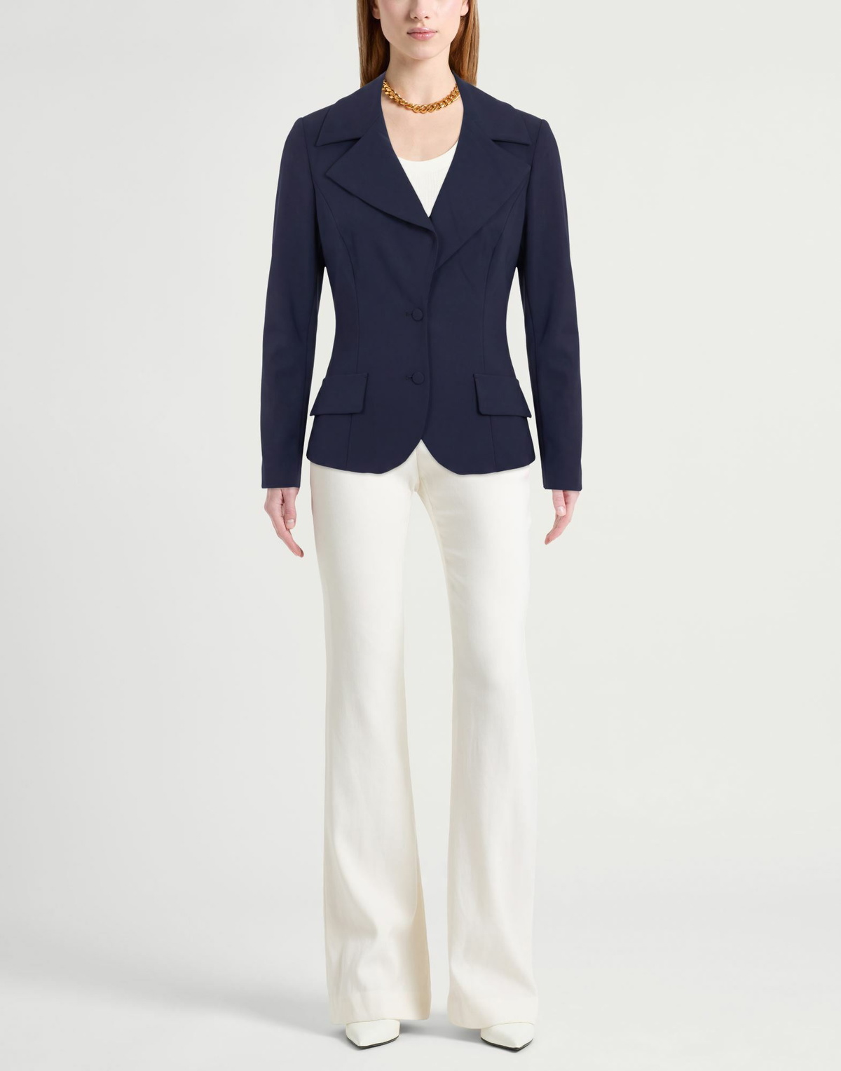 Chiara Boni La Petite Robe Womens Blazer Midnight in Blue