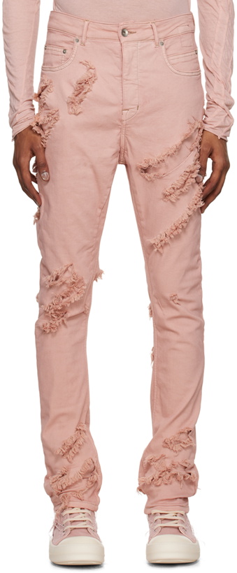 Photo: Rick Owens DRKSHDW Pink Detroit Jeans