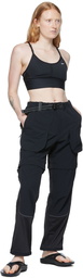 and wander Black Trek 2way Trousers