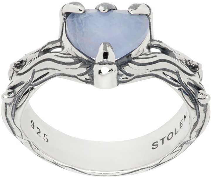 Photo: Stolen Girlfriends Club Silver Twisted Heart Ring