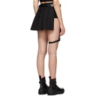 Hyein Seo SSENSE Exclusive Black Pleated Miniskirt