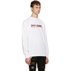 Palm Angels White Playboi Carti Edition Long Sleeve Die Punk T-Shirt