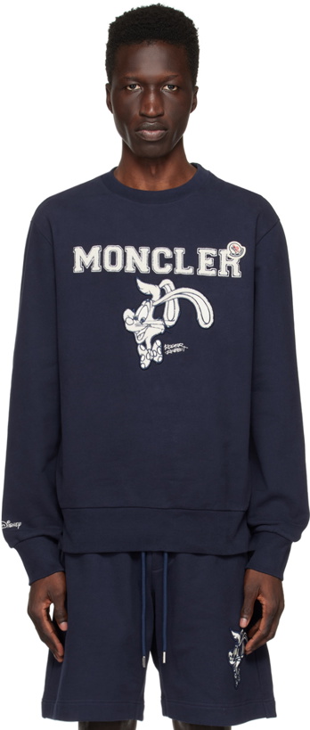 Photo: Moncler Navy Patch Sweatshirt