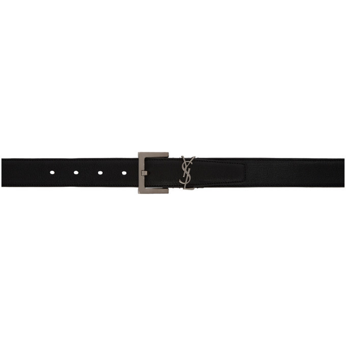 Photo: Saint Laurent Black Poncho Lux Belt