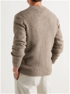 De Bonne Facture - Slim-Fit Wool Bouclé Sweater - Brown