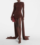 The New Arrivals Ilkyaz Ozel Venus draped minidress