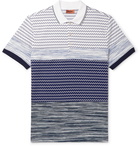 Missoni - Space-Dyed Cotton Polo Shirt - Blue