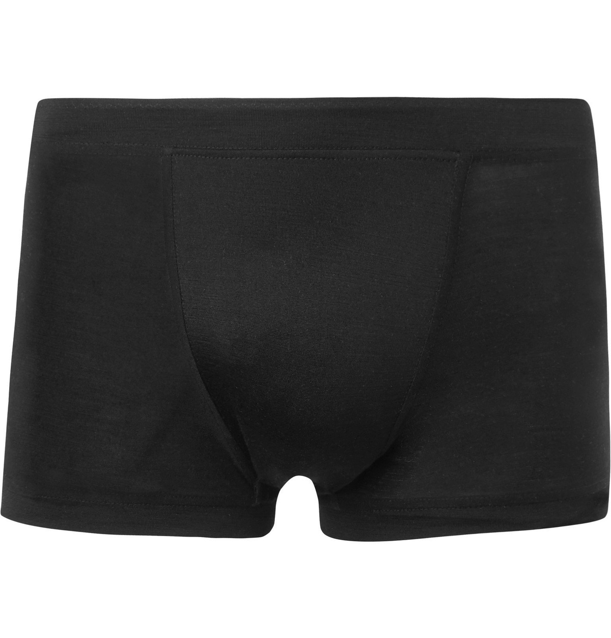Secondskin - Silk-Jersey Boxer Briefs - Black