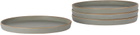 Lineage Ceramics Gray Entrée Plate, 4 pcs