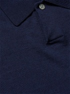 Norse Projects - Jon Wool-Blend Polo Shirt - Blue