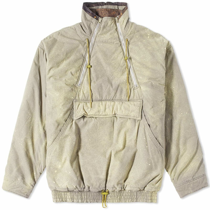 Photo: Acne Studios Men's Ovitor Poplin Popover Jacket in Mud Grey