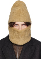 OUR LEGACY Beige Faux-Shearling Snood