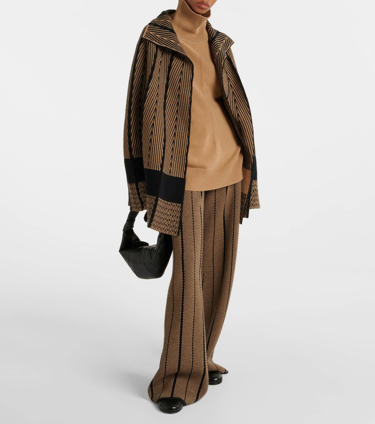 JOSEPH★ Chevron wool jacquard straight pants Joseph Chevron wool jacquard straight pants Joseph