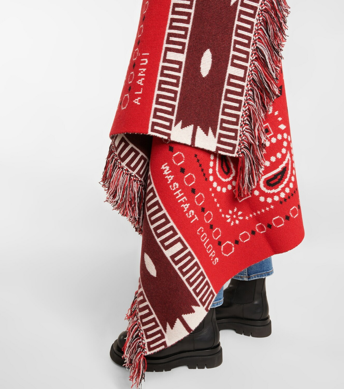 Alanui - Bandana cashmere-blend shawl