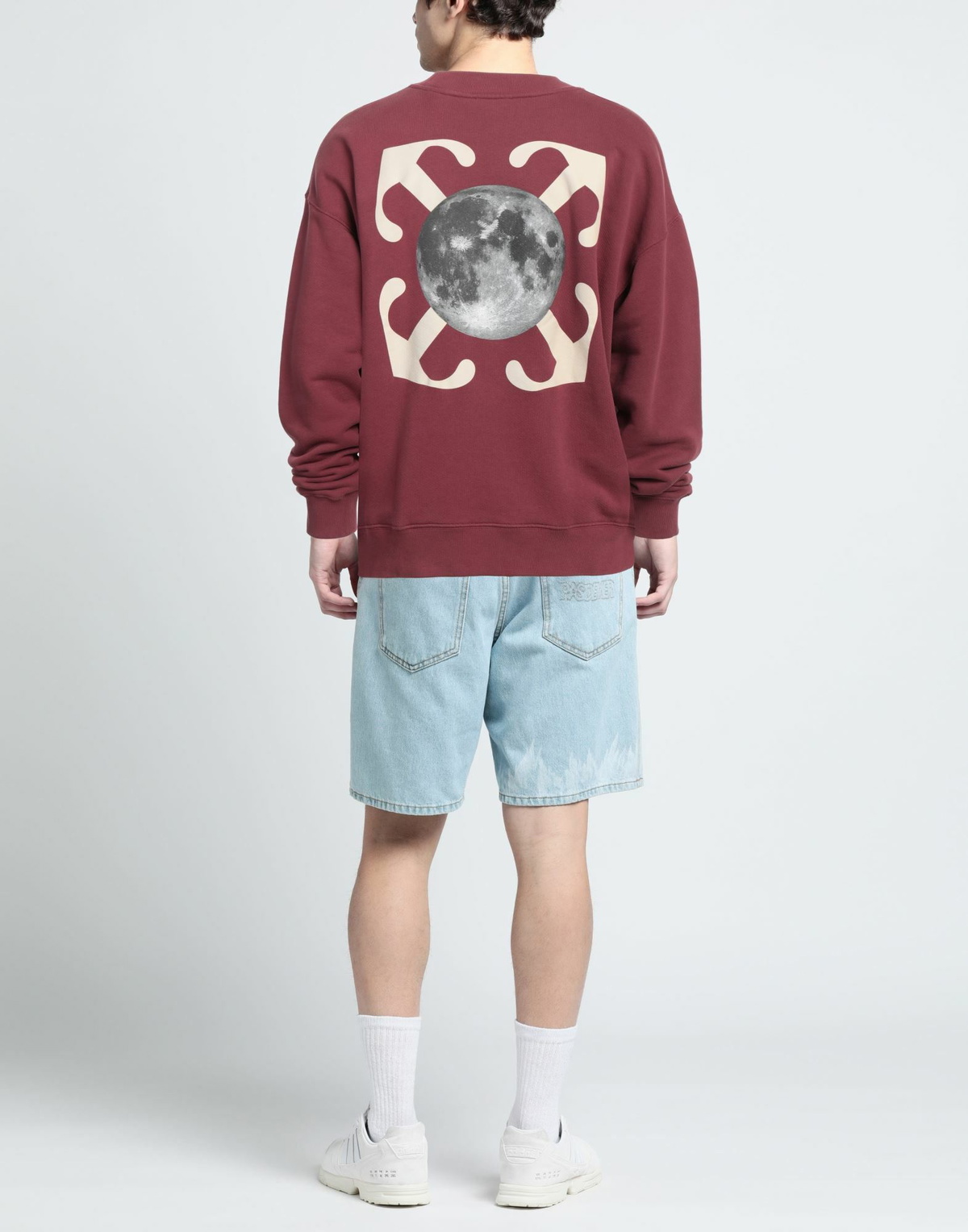 Off-white Mens Sweatshirt Burgundy