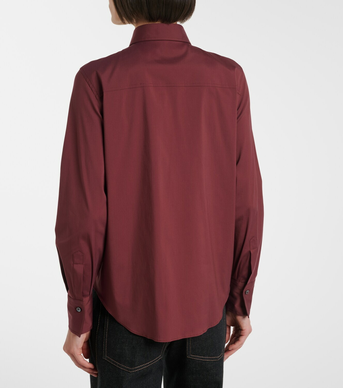 Brunello Cucinelli Monili cotton-blend shirt