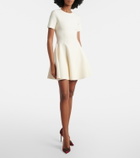 McQueen Asymmetric knitted minidress