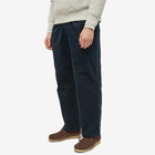 FrizmWORKS Men's Corduroy Comfort Two Tuck Pant in Navy