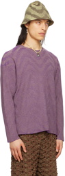 Isa Boulder SSENSE Exclusive Purple Sweater