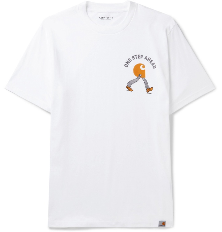 Photo: Carhartt WIP - Printed Cotton-Jersey T-Shirt - White