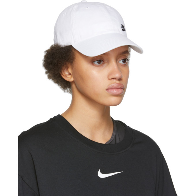 Nike Black Washed Futura Heritage 86 Cap, $20, SSENSE