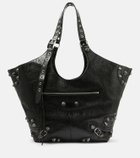 Balenciaga Le Cagole Large leather tote bag