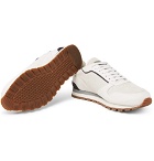 Brunello Cucinelli - Suede and Full-Grain Leather Sneakers - Men - White