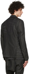 Junya Watanabe Black Wool Blazer