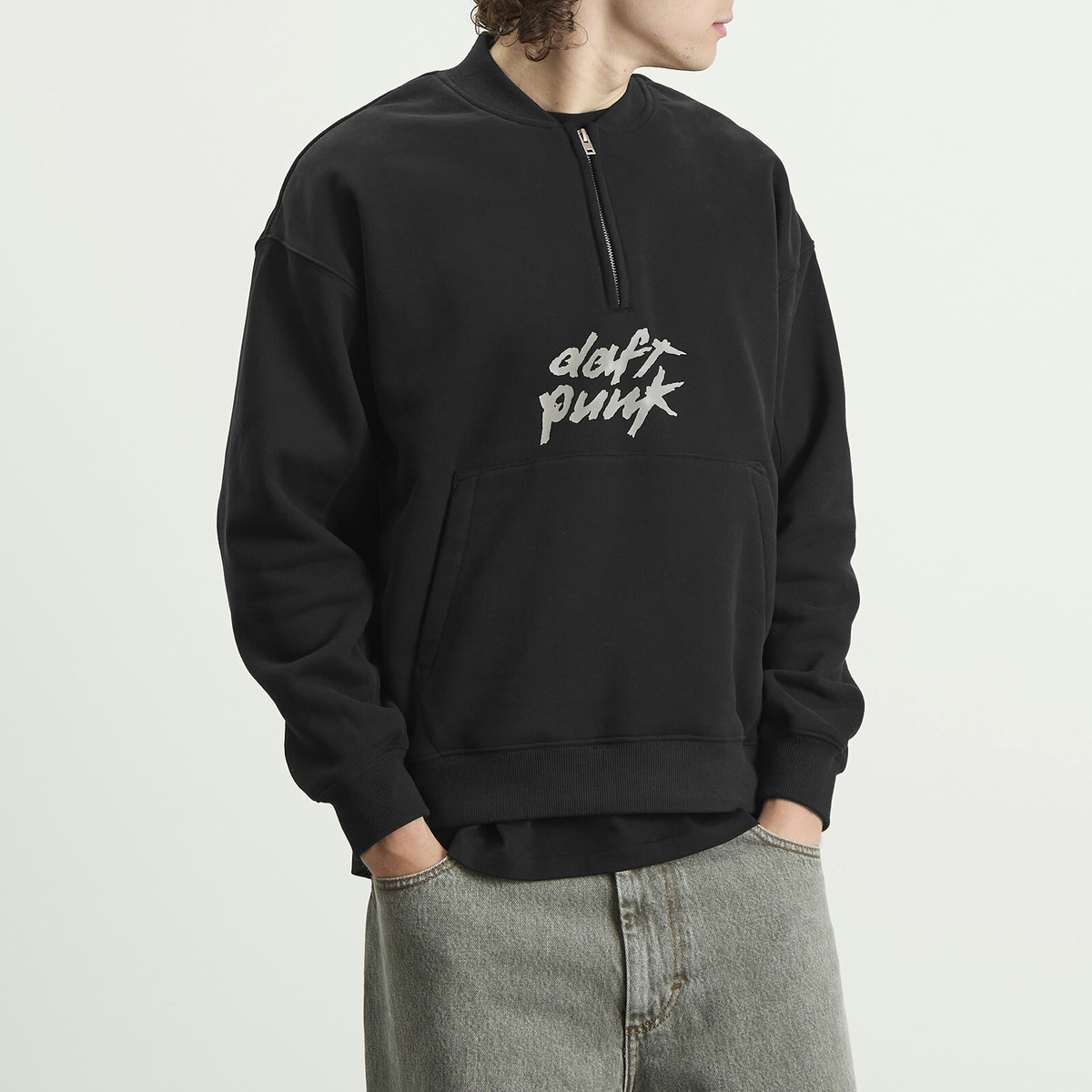 Pleasures Men's Primetime Quarter Zip in Black