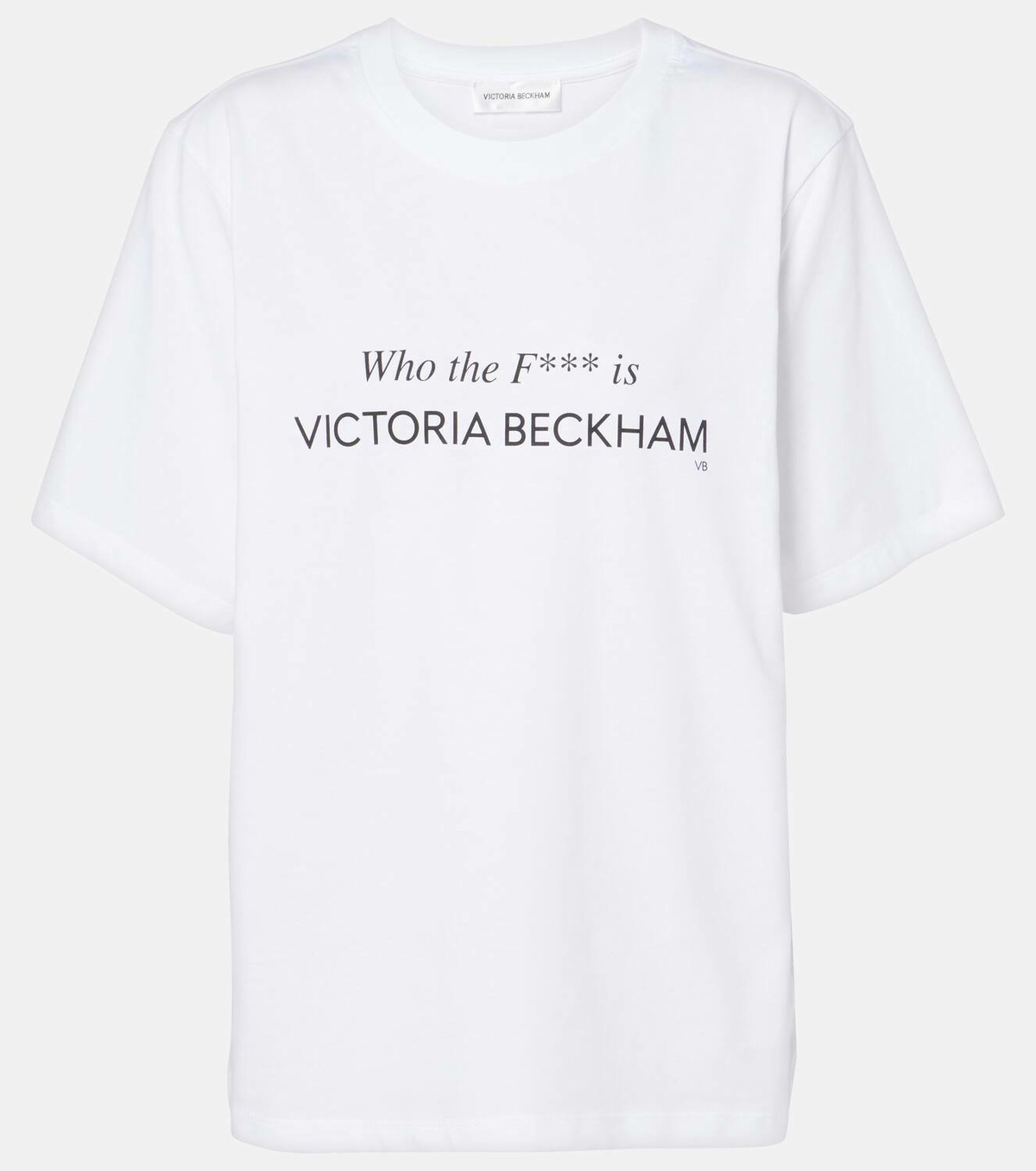 【Victoria Beckham】ブランドロゴ◆コットン◆半袖 Tシャツ Victoria Beckham T-shirt with logo | Women's Clothing | Vitkac