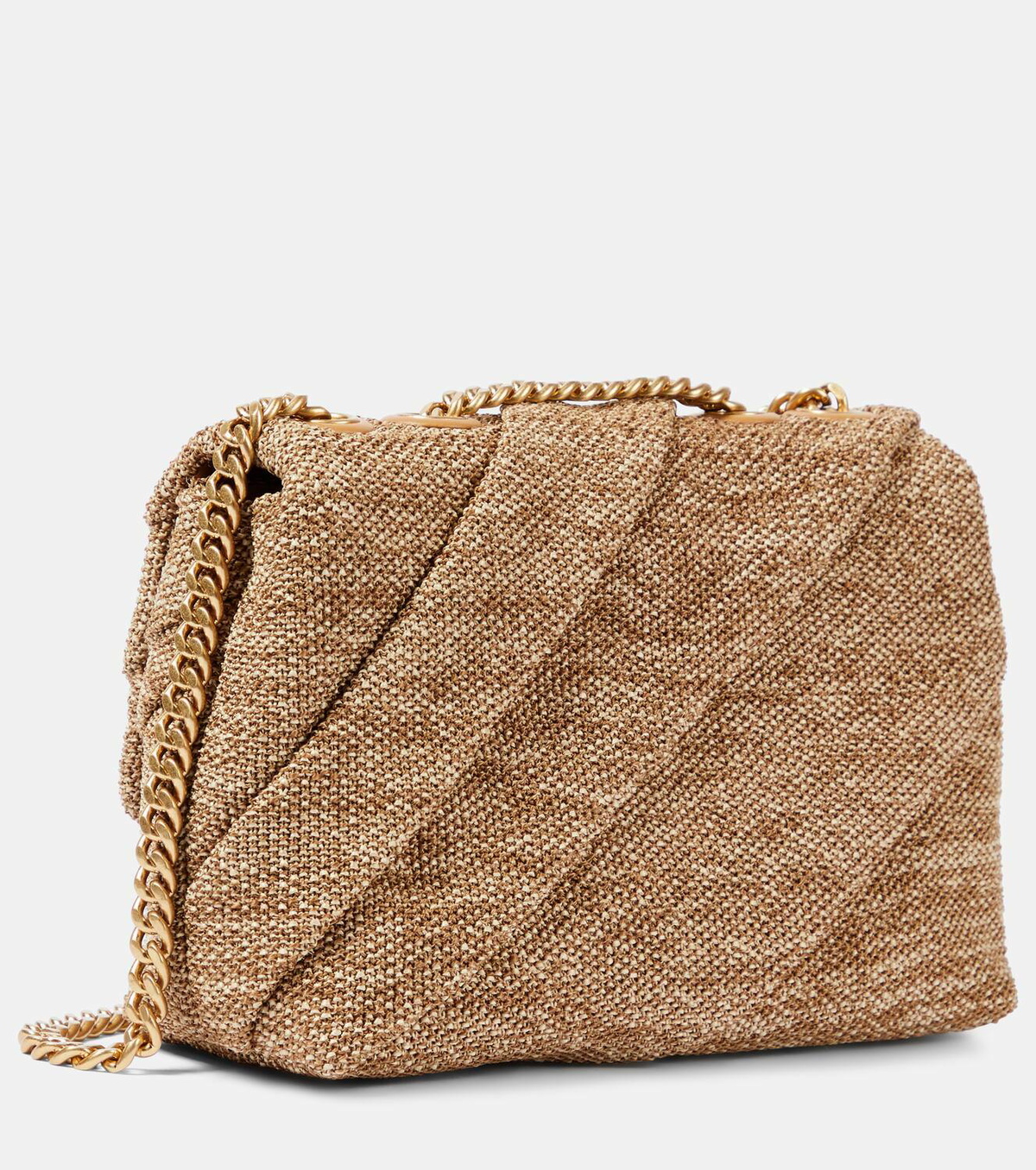 Tory Burch Kira Small raffia shoulder bag