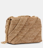 Tory Burch Kira Small raffia shoulder bag