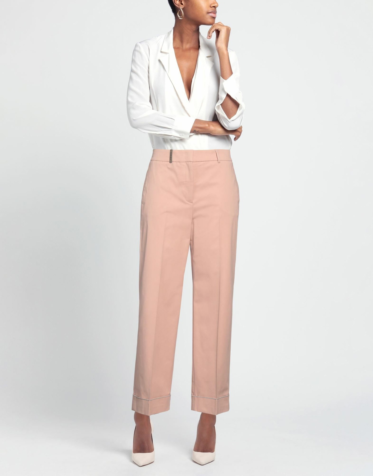 Peserico Womens Pants Light brown