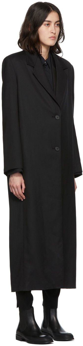 The Row Black Maeve Coat The Row