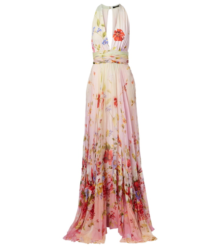 Photo: Roberto Cavalli Floral silk gown