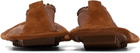 Kiko Kostadinov Brown Ramberg Slip-On Flats