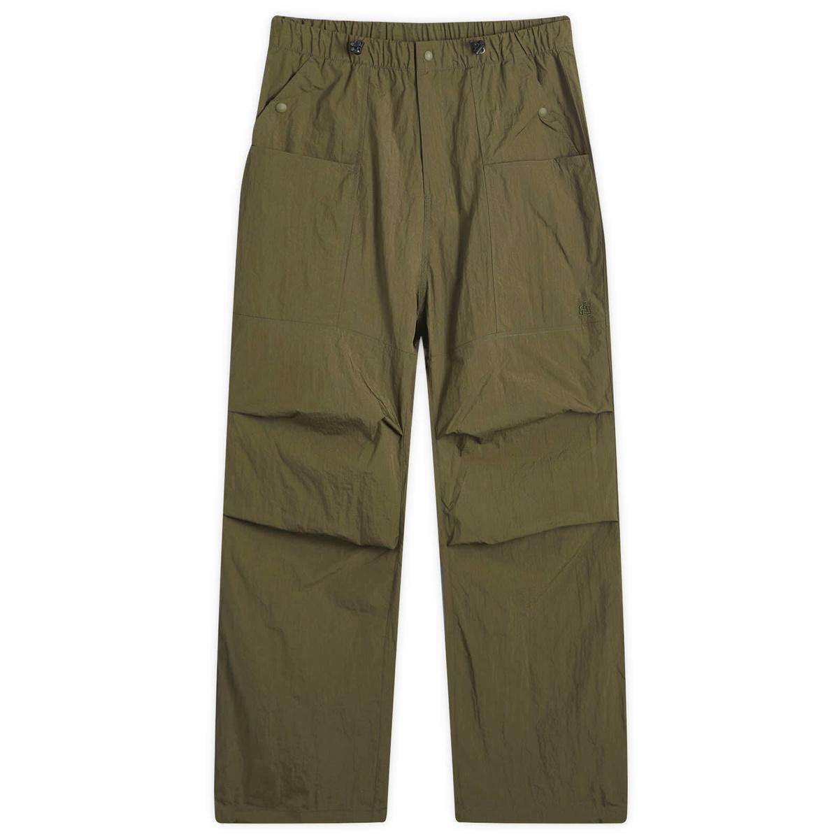 Uniform Bridge Men's Relaxed Training Pants in Olive Green