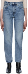 TOTEME Blue Twisted Seam Jeans