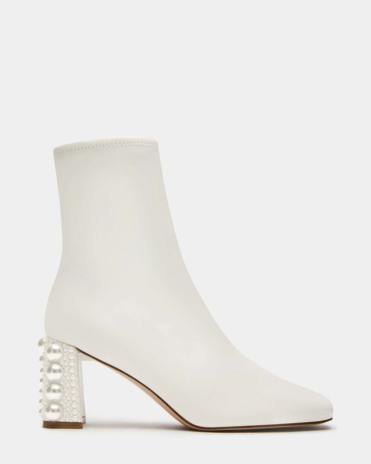 Steve Madden Hush-P Booties in White