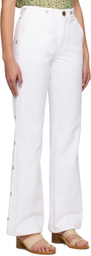 Wales Bonner White Heritage Jeans