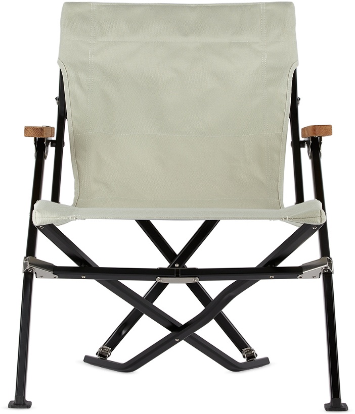 Photo: Snow Peak Off-White Luxury Low Beach Chair