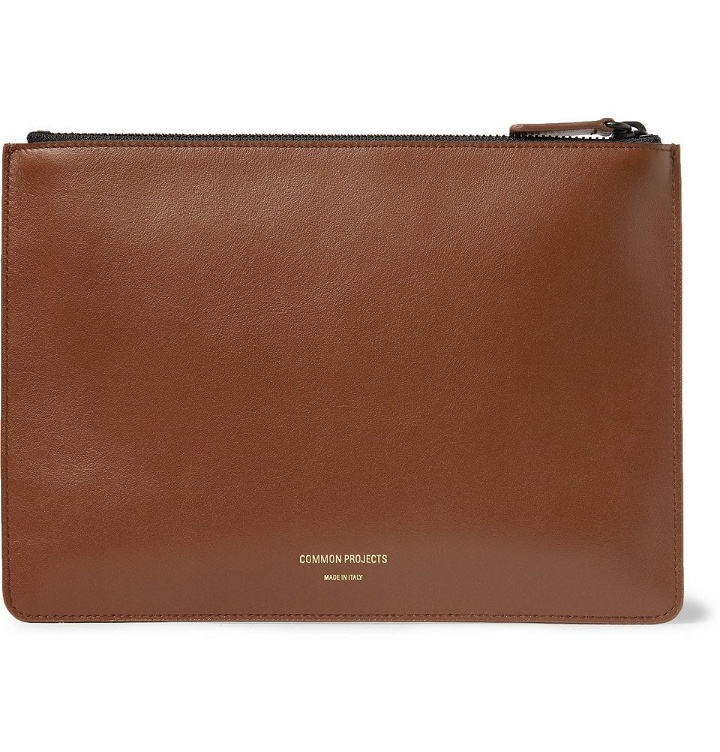 Photo: Common Projects - Leather Pouch - Men - Chocolate